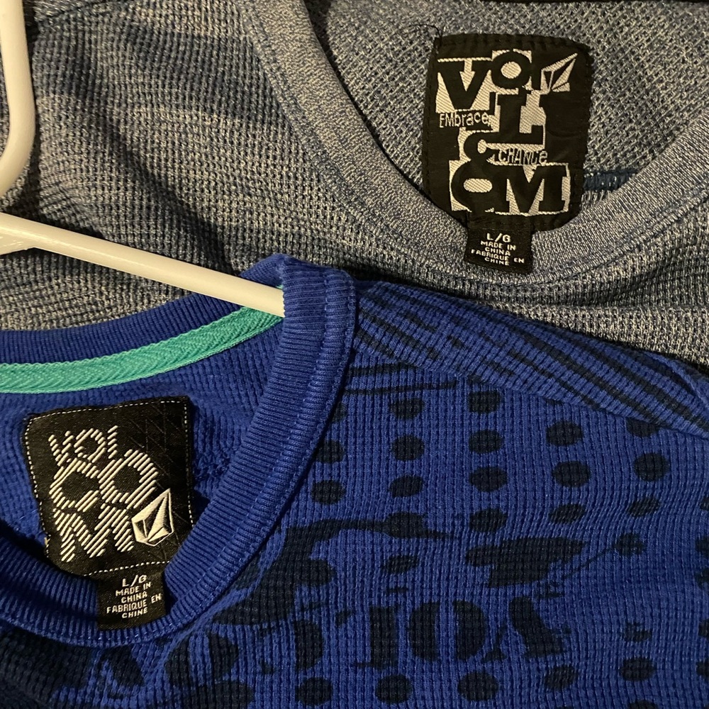 Pair of Vintage Volcom Sweaters